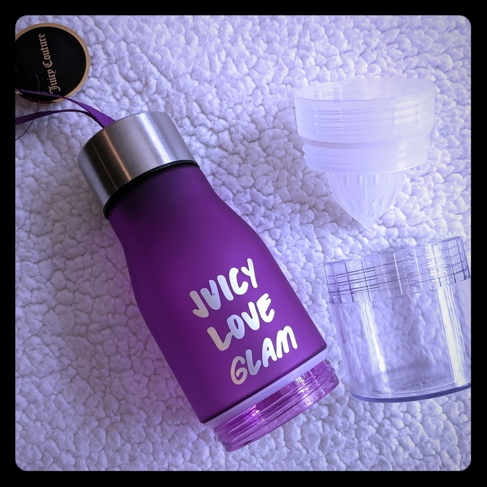 NWT Juicy Couture Fruit Infuser Water Bottle
